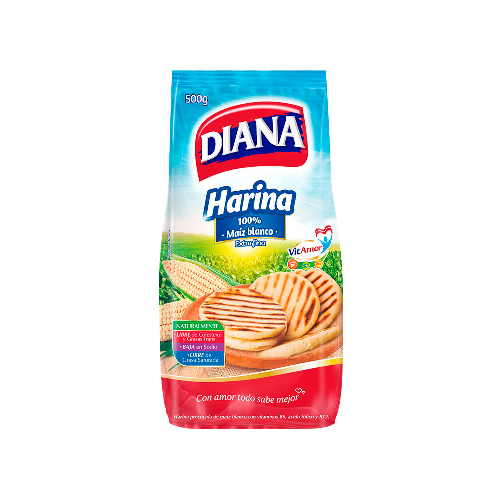 Harina Maíz Blanco Diana 500g