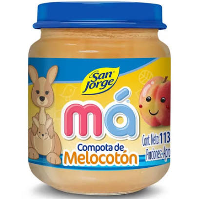 Compota Melocotón San Jorge 113g