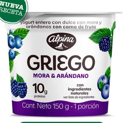 Yogurt Griego Mora &amp; Arandano Alpina 150g  