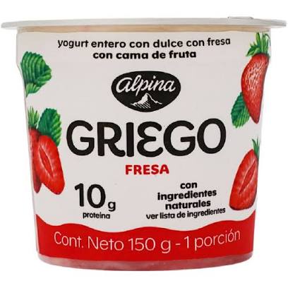 Yogurt Griego Fresa Alpina 150g  