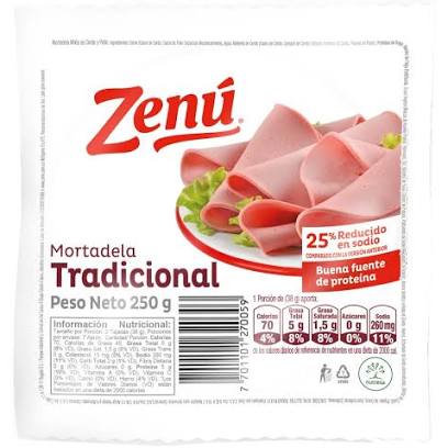 Mortadela Tradicional  Zenú 250g   