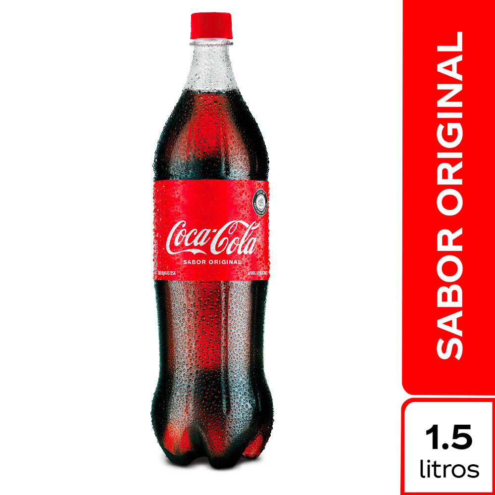 Gaseosa  Coca Cola Sabor Original 1.5 Litros  