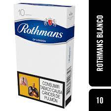 Cigarrillos Rothmans Blanco x 10unidades