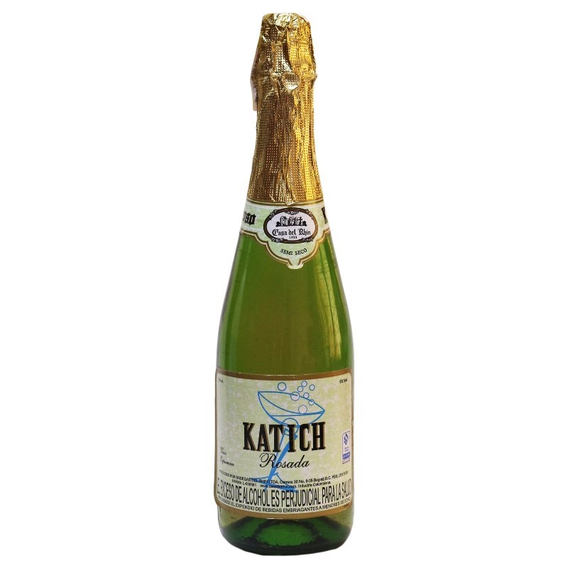 Champaña  espumosa Katich Rosada 750ml