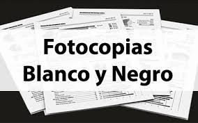 Fotocopia Blanco y Negro