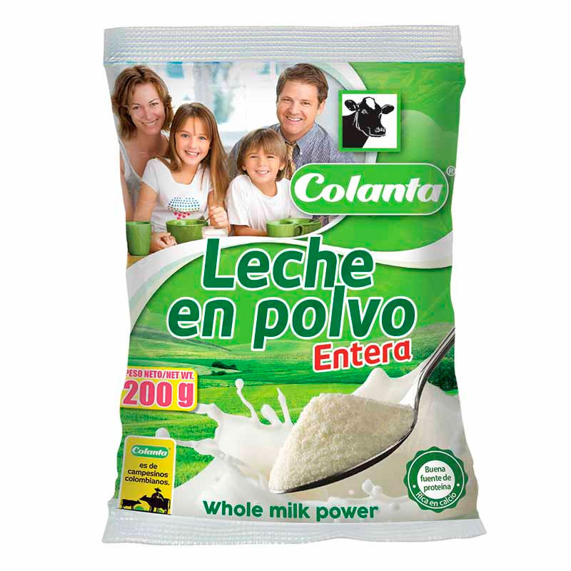 Leche en polvo Colanta 200g
