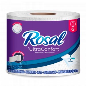 Papel Rosal UltraConfort Unidad
