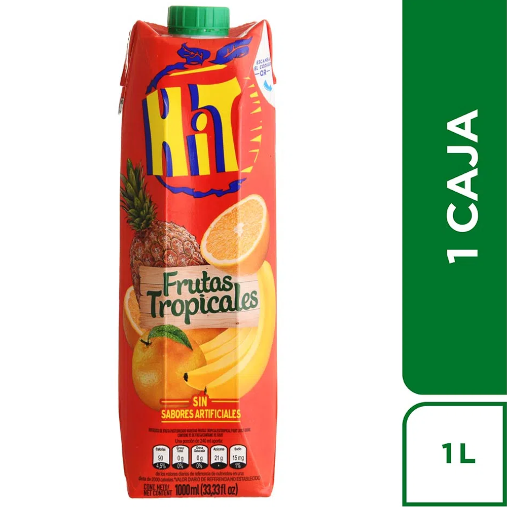 Jugo Hit Frutos Tropicales 1 Litro