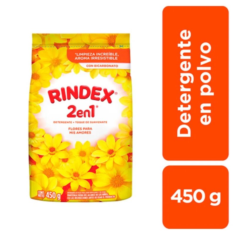 Jabón en Polvo Rindex 450g