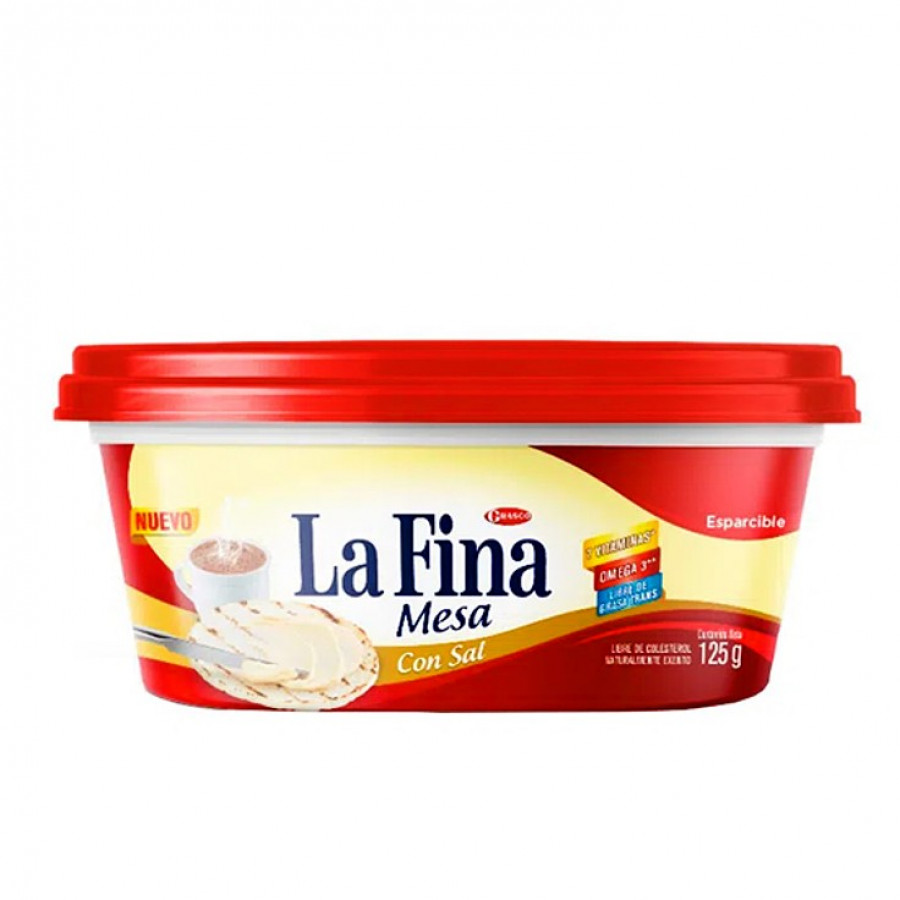 Margarina La Fina Mesa con Sal 125g