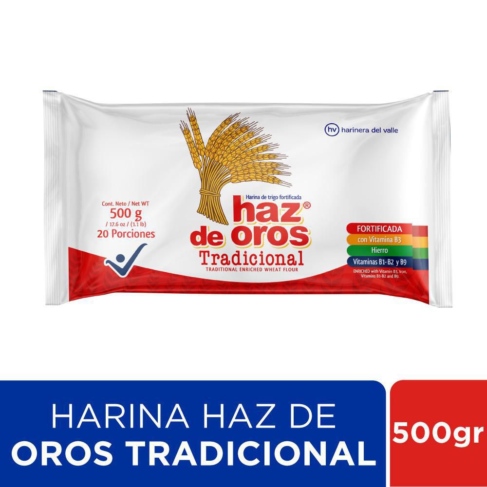 Harina de Trigo Haz de Oros 500g