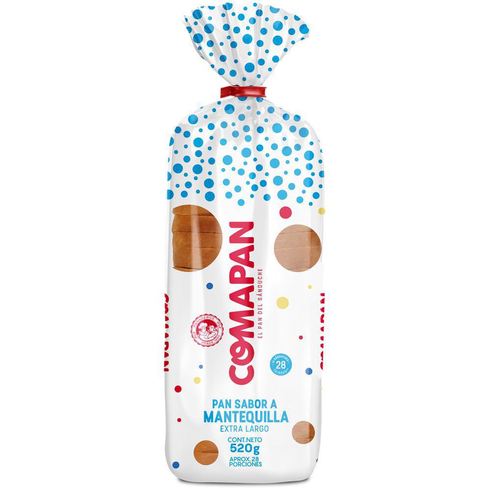 Pan Tajado sabor a Mantequilla Comapan 520g