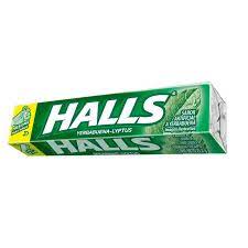 Halls Verde En Barra