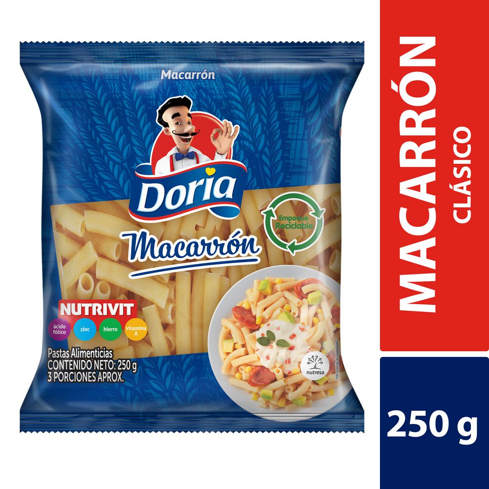 Macarrón Doria 250g