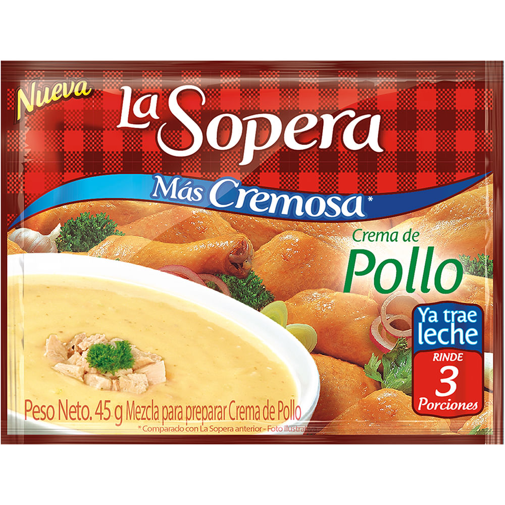 Crema de Pollo La Sopera 42g