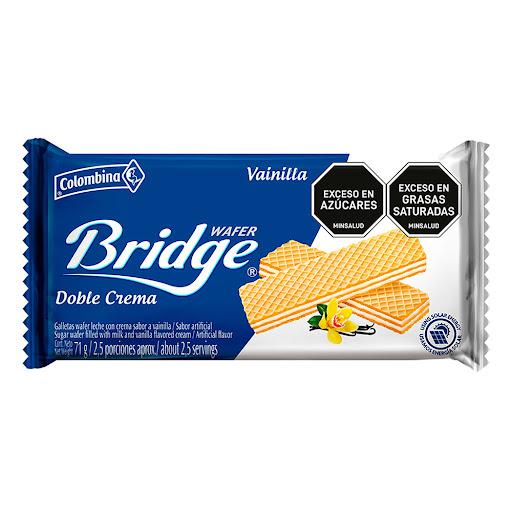Galletas Bridge Wafer Vainilla 30g