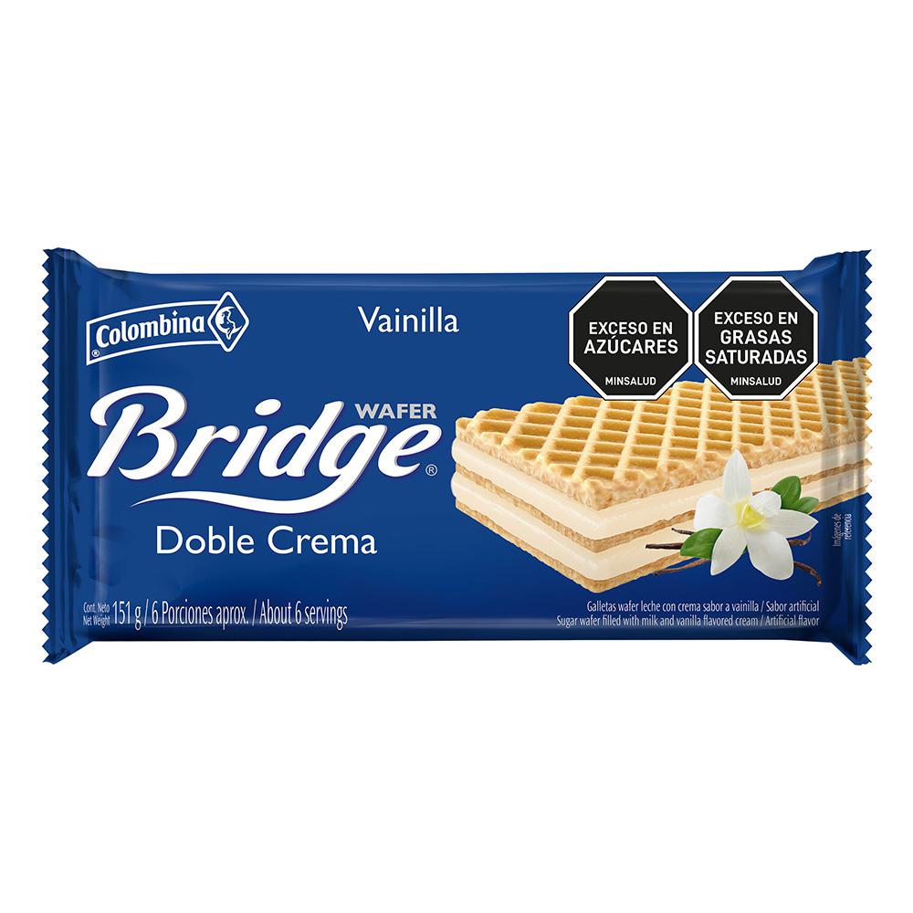 Galletas Bridge Wafer Vainilla 30g