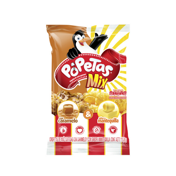 Popetas sabor a Mantequilla con Caramelo 37g