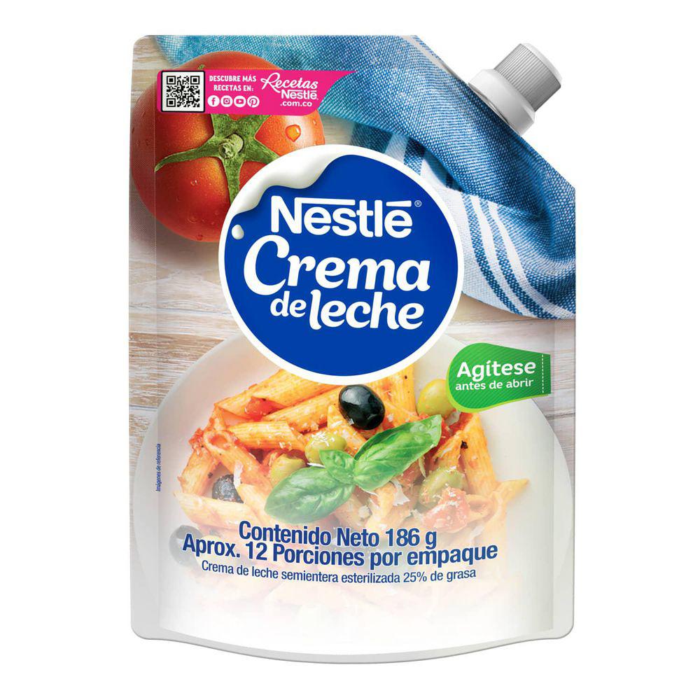 Crema de leche Nestle 186g