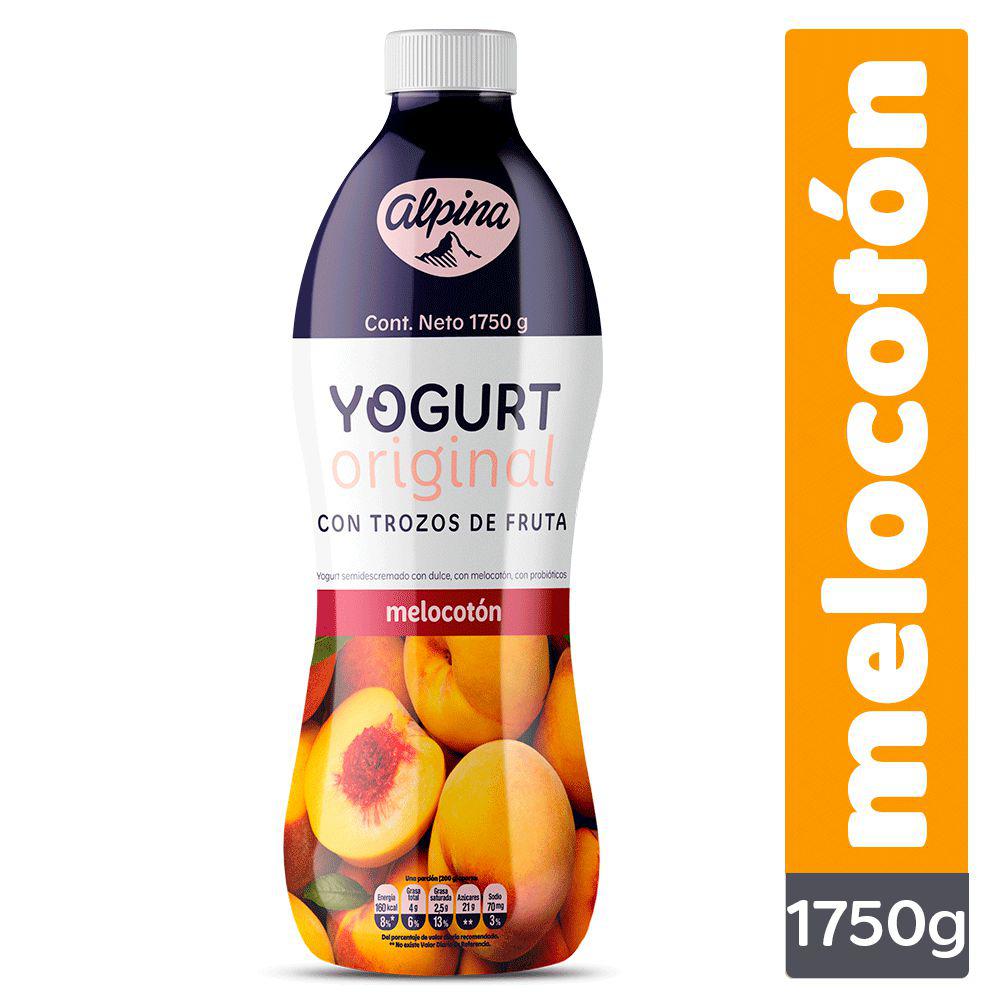 Yogurt Original Melocotón Botella 1.750g