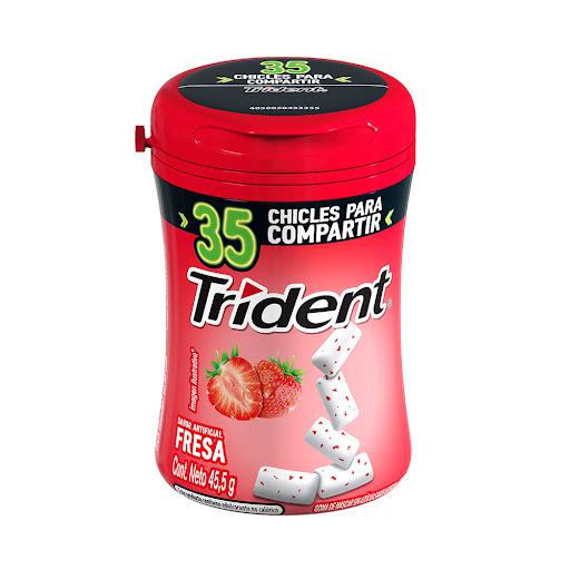 Chicle Trident Fresa x 35 unidades  45,5g