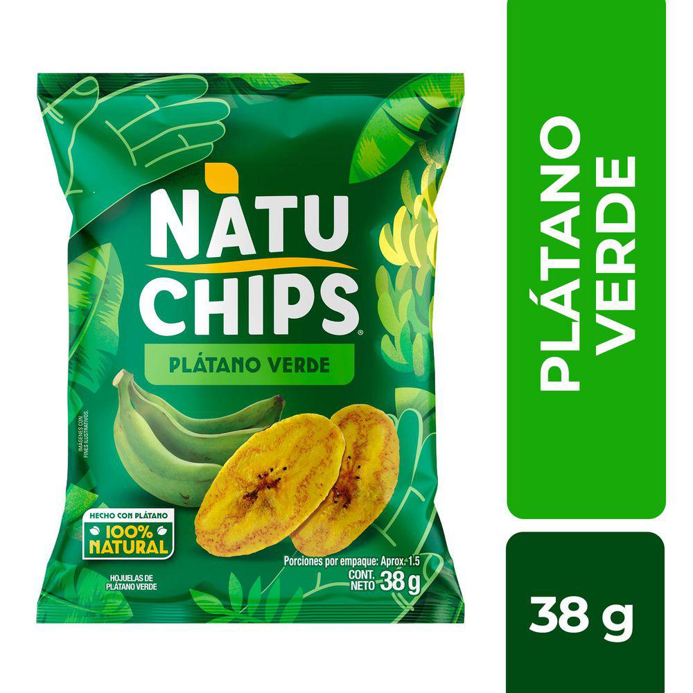 Natuchips Plátano Verde  Margarita 38g