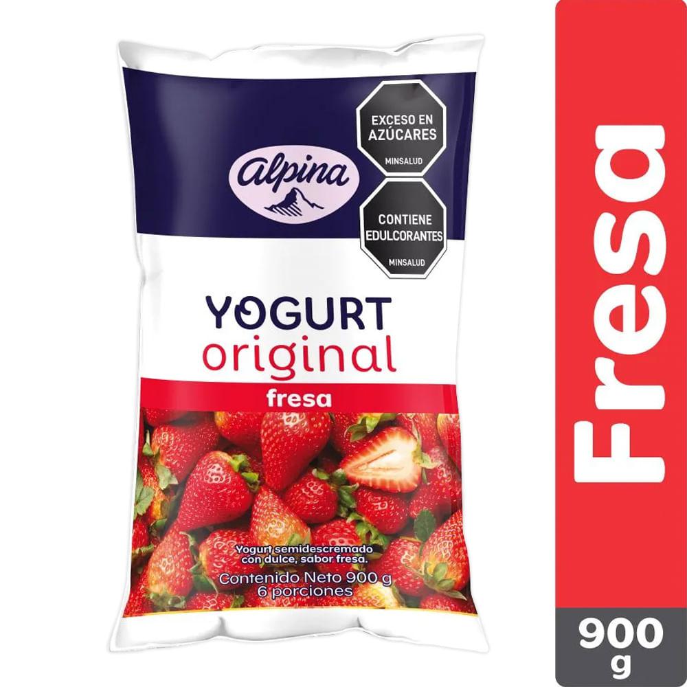 Yogurt Original Fresa Alpina 900g
