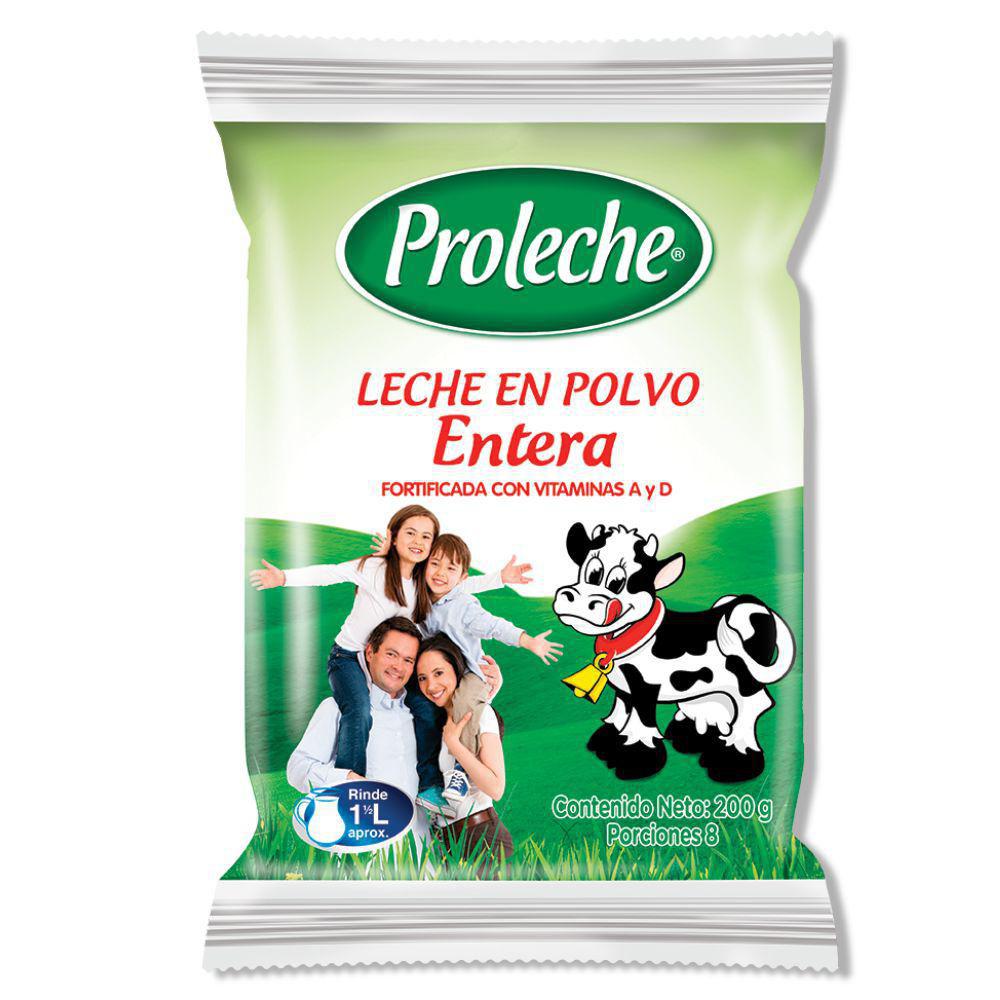 Leche en polvo entera Proleche 200g