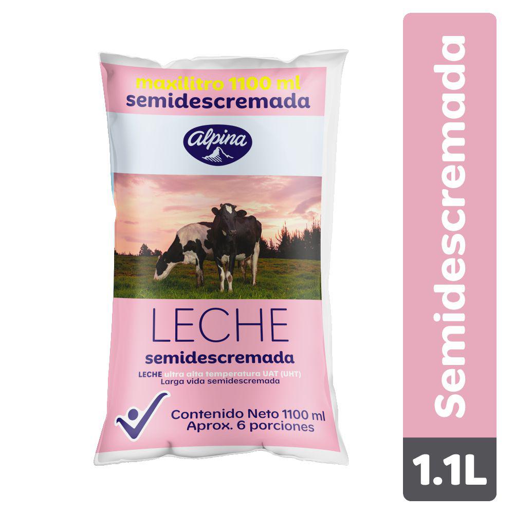 Leche Semidescremada  Maxilitro Alpina 1.100 ml