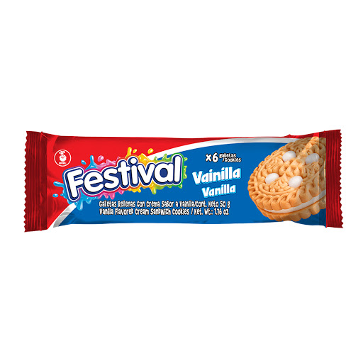 Galletas Festival Vainilla x6