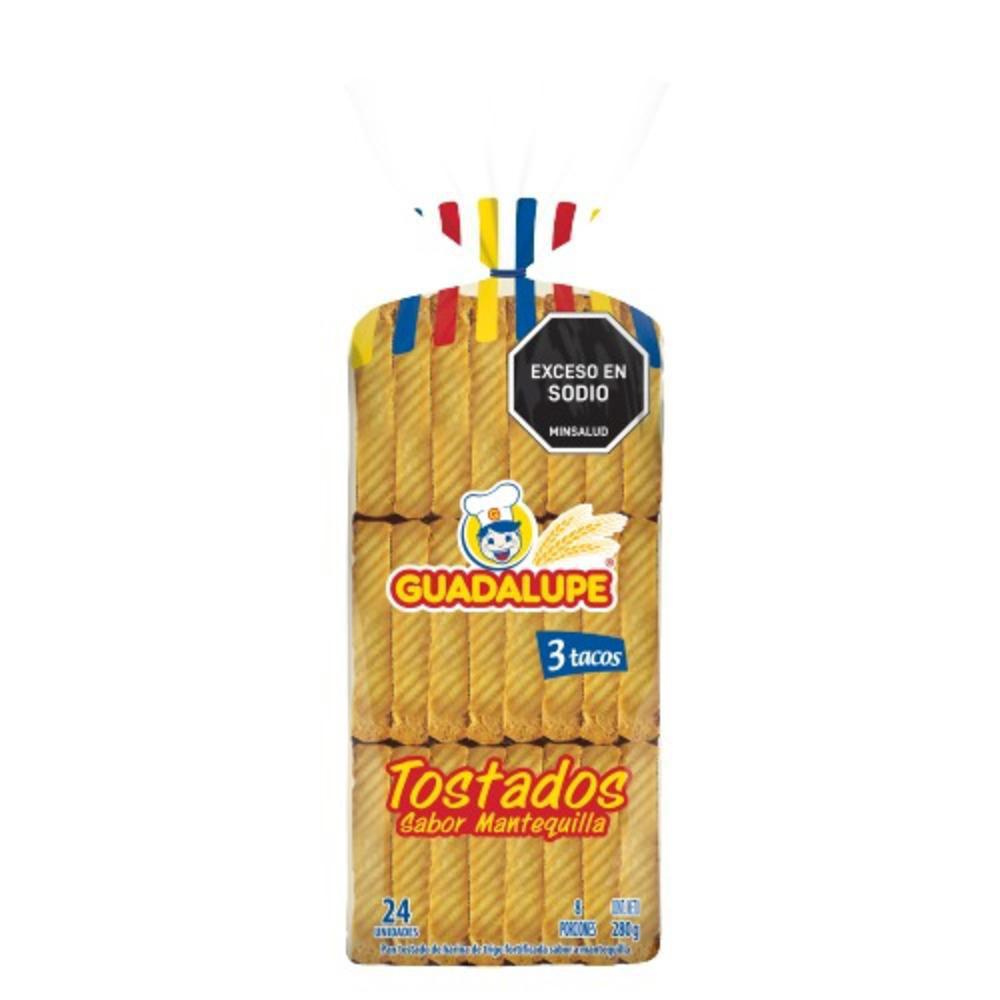 Tostadas Mantequilla  Guadalupe 280g