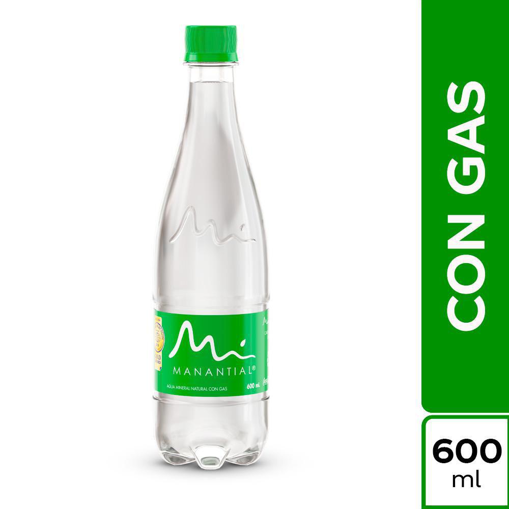 Agua con gas Manantial 600ml