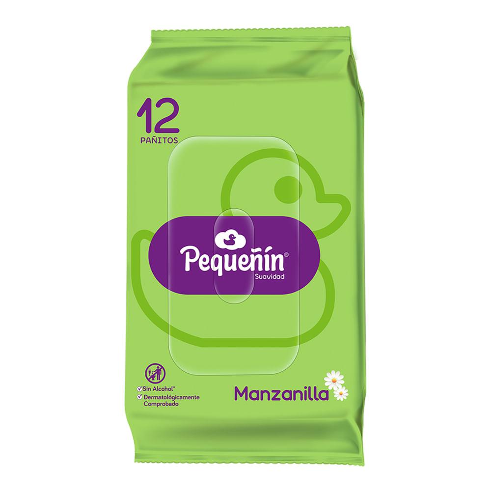 Pañitos Humedos Manzanilla Pequeñin x12