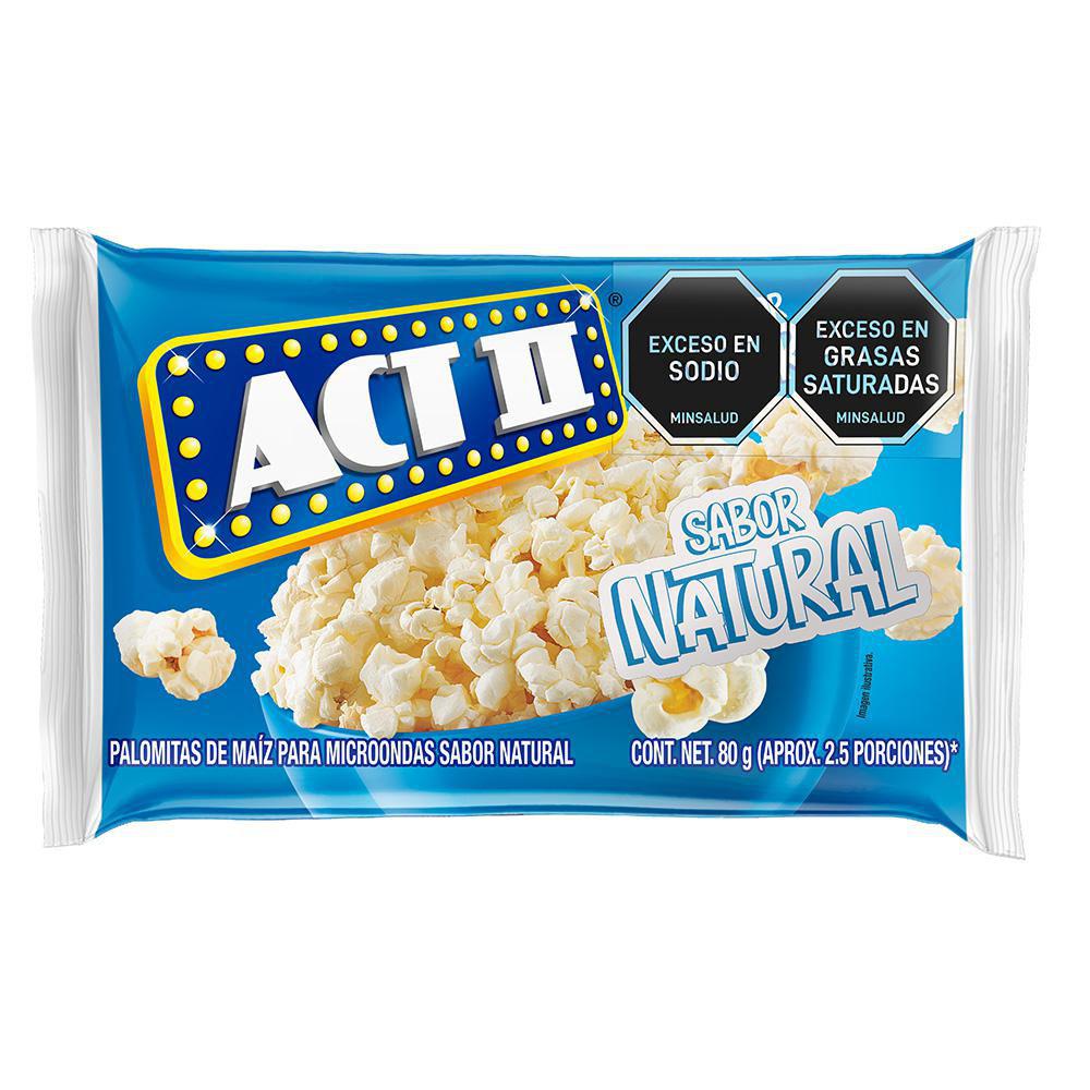 Palomitas Sabor Natural ACT II 80G