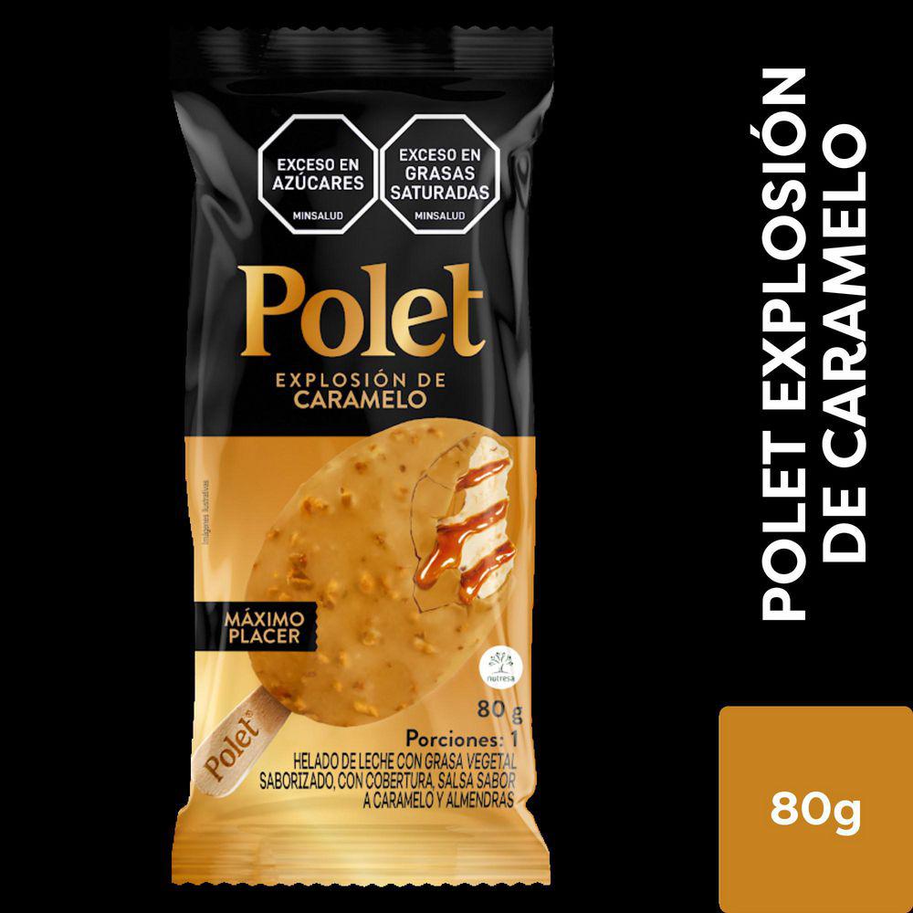 Polet Explo Caramelo Crem Helado 80g