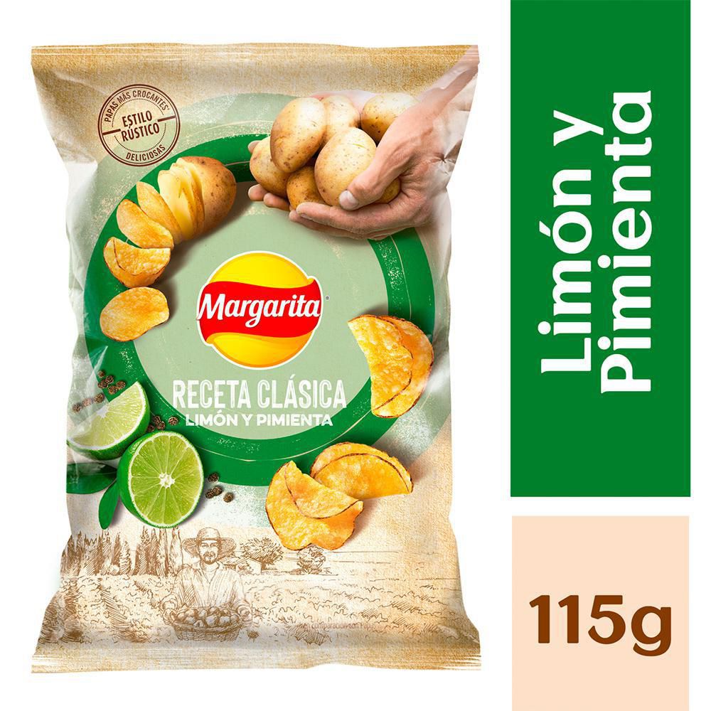 Receta Clasica Limón y Pimienta Margarita 115g