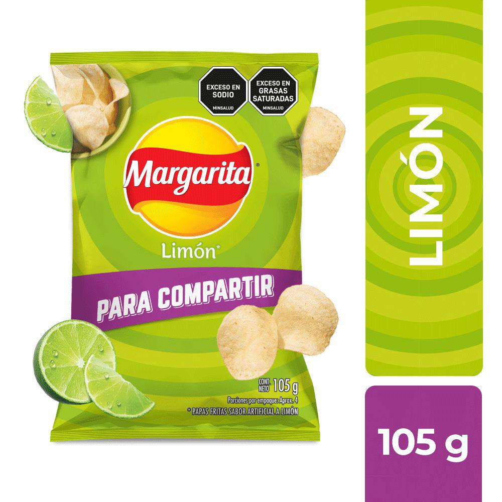 Papas Limón Margarita 105g