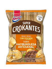 Papas Crokantes Hamburguesa Artesanal Super Ricas  115g