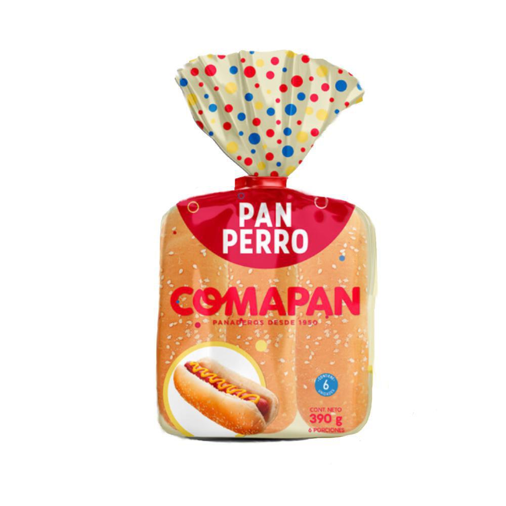 Pan Perro x6 Comapan 390g